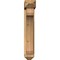Ekena Millwork Legacy Arts and Crafts Rough Sawn Bracket w/ Offset Brace, Western Red Cedar, 6"W x 22"D x 34"H BKT0604X22X34LEC03RWR - alternate 4
